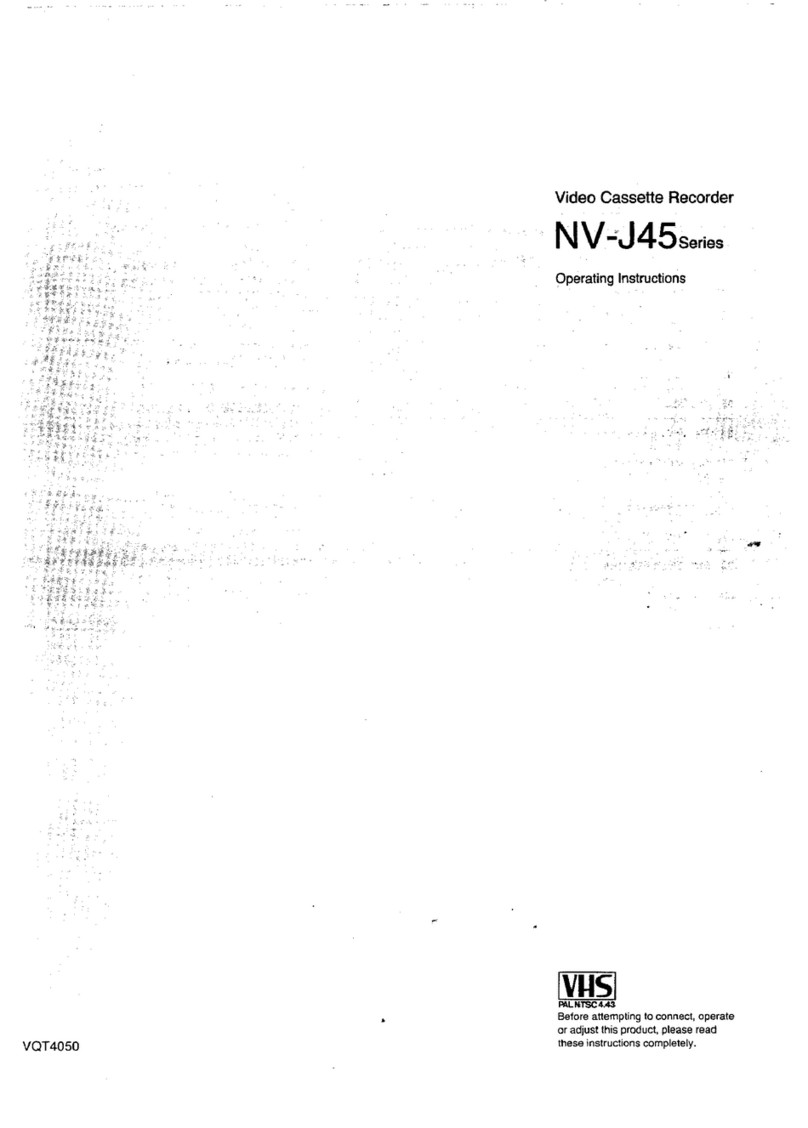 Panasonic NV-J45 Series User manual