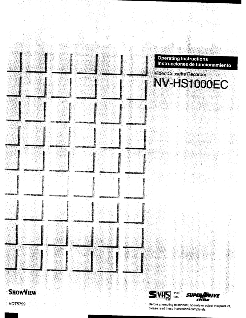 Panasonic NV-HS1000EC User manual