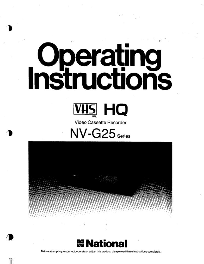 Panasonic NV-G25 Series User manual