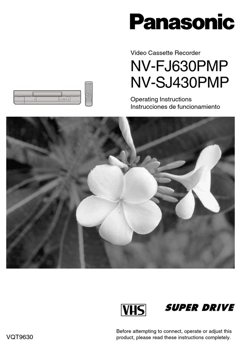 Panasonic NV-FJ630PMP User manual