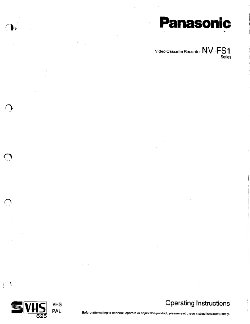 Panasonic NV-FS1 Series User manual