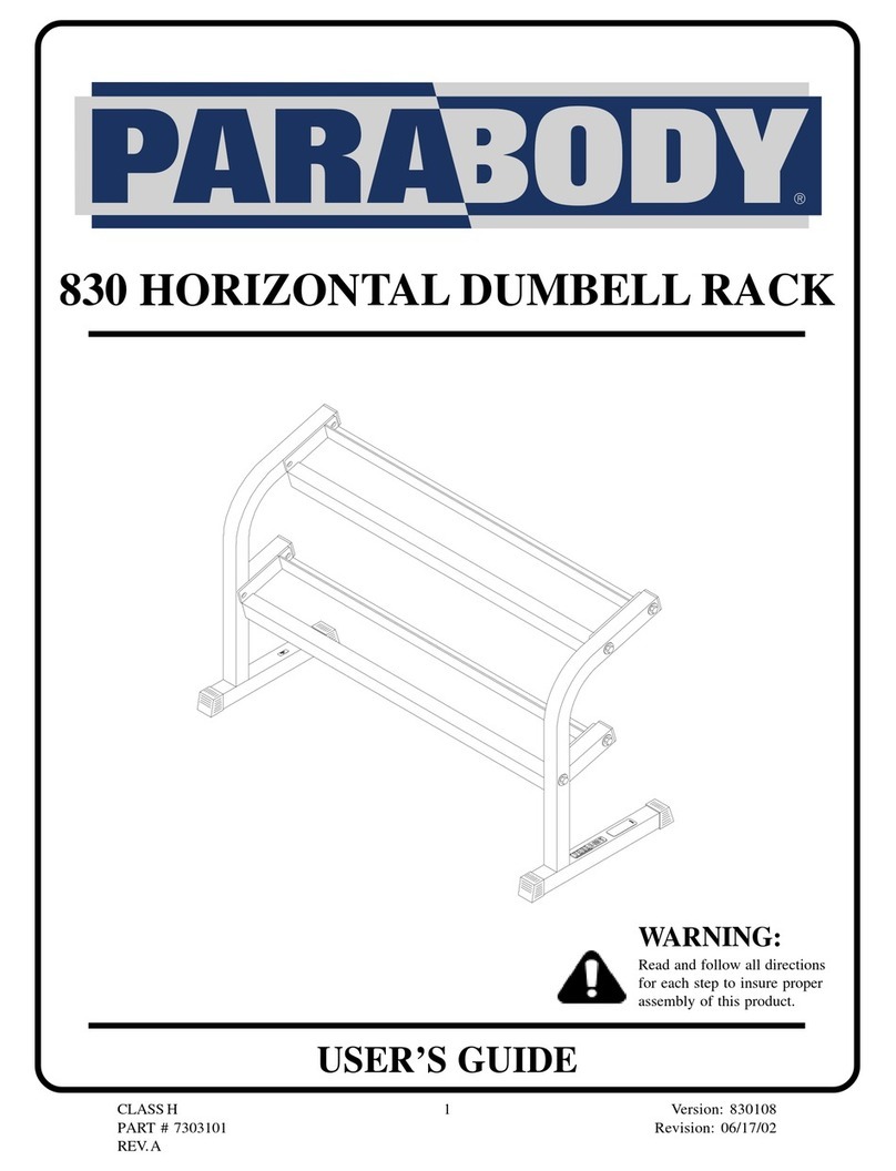 ParaBody 830 user guide
