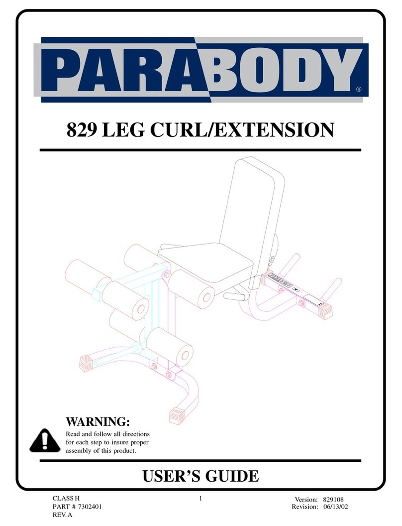 ParaBody 829 User manual