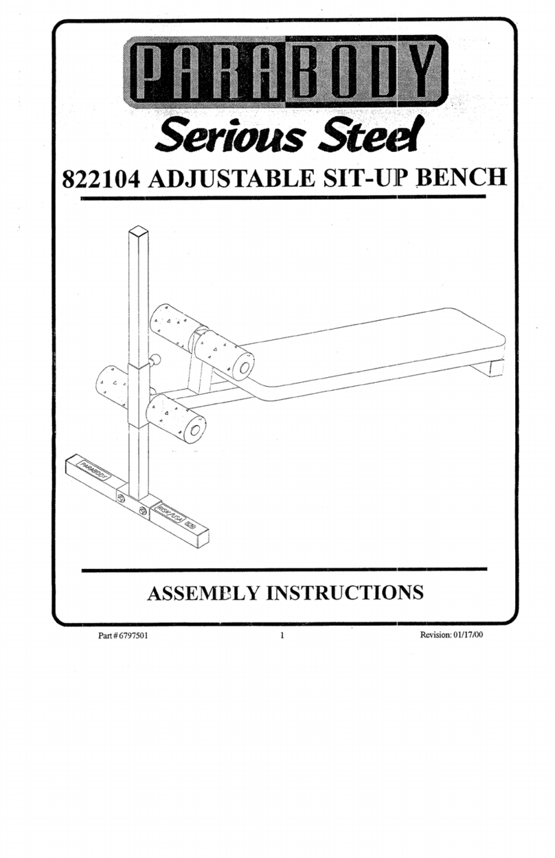 ParaBody 822104 Assembly instructions