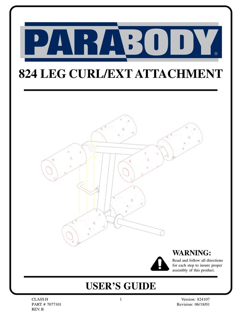 ParaBody 824 User manual