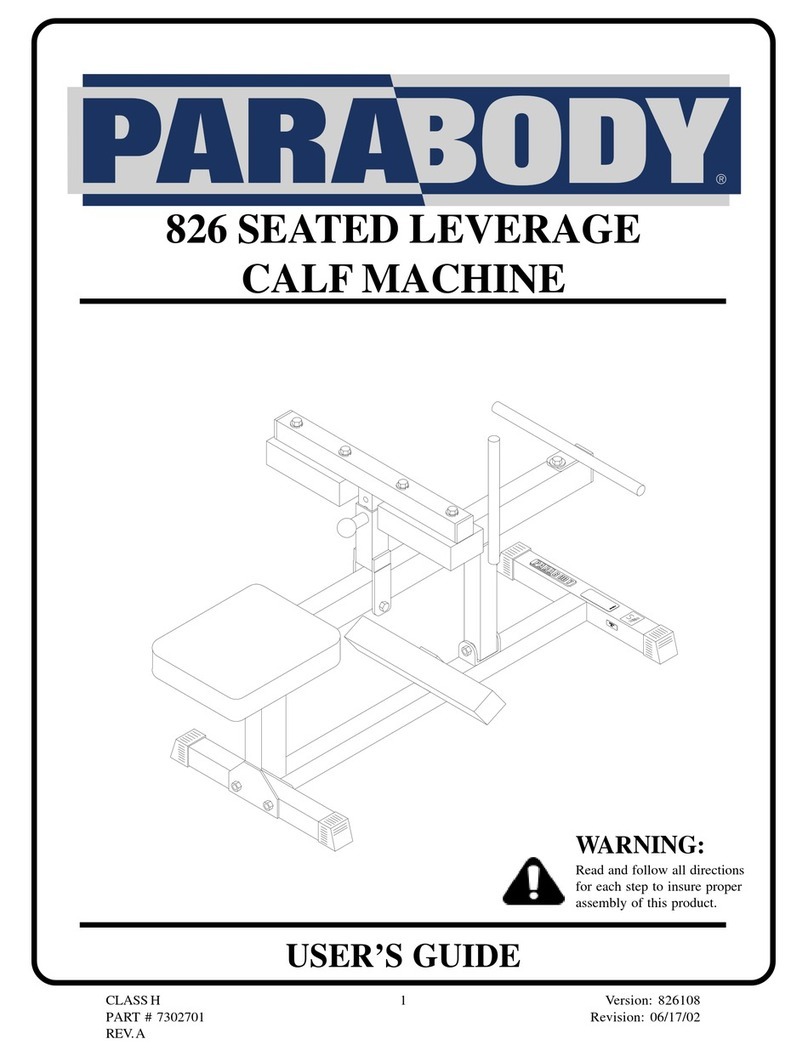ParaBody 826 user guide