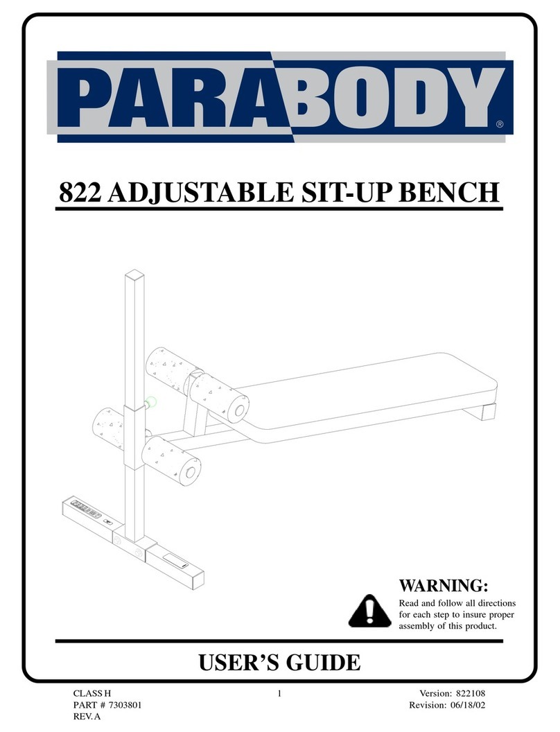 ParaBody 822 User manual