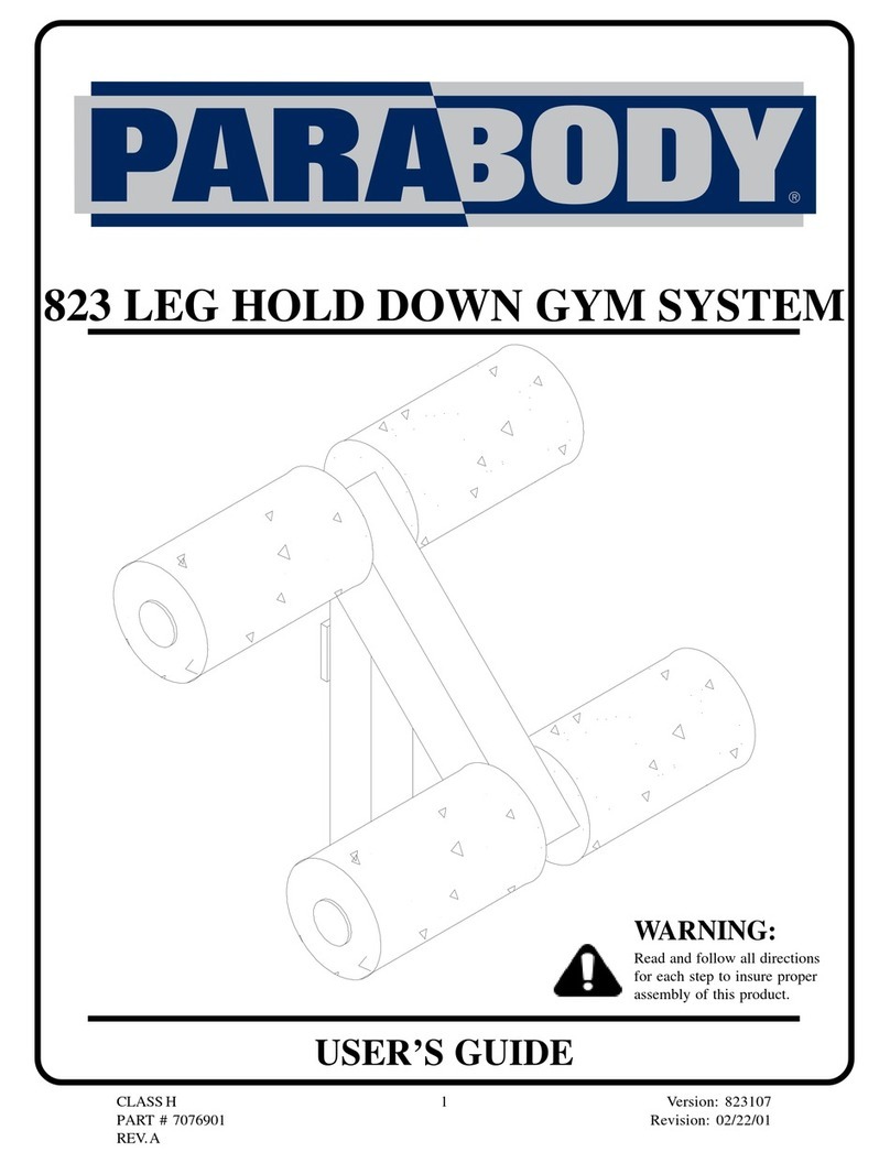 ParaBody 823 User manual