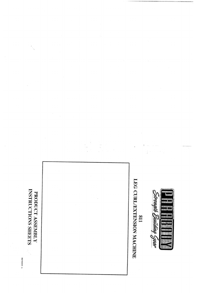 ParaBody 811 Assembly instruction sheet