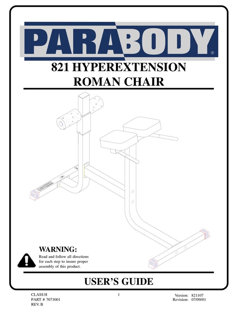 ParaBody 821 User manual