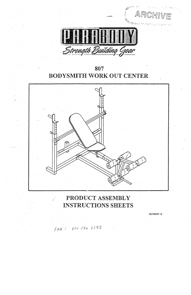 ParaBody 807 BODYSYSTEM Mounting instructions