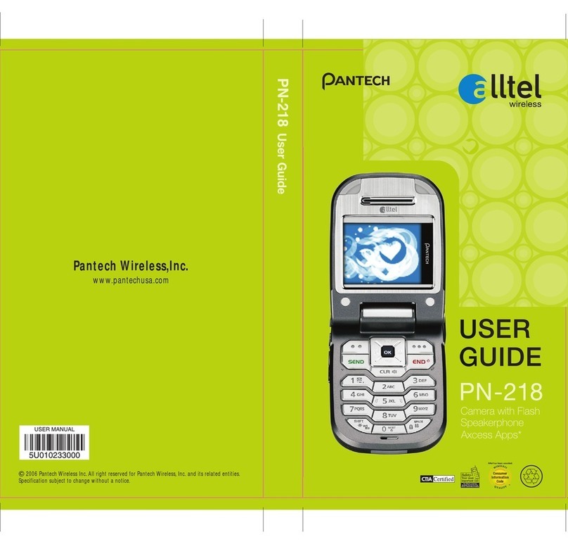 Pantech PN-218 User manual