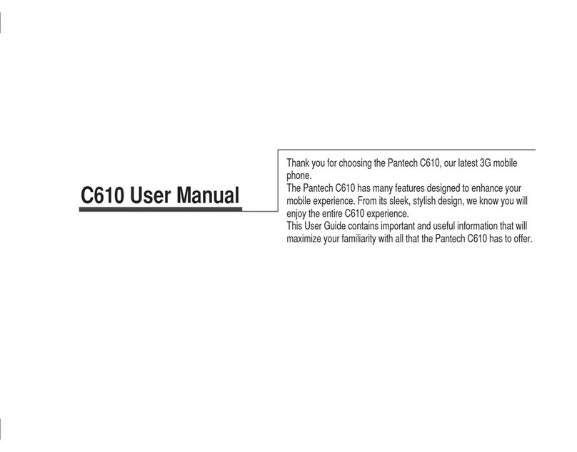 Pantech C610 User manual