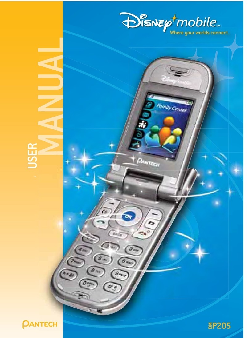 Pantech DM-P205 User manual