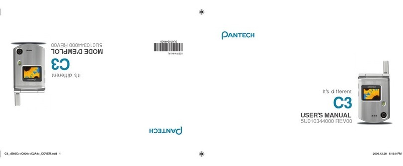 Pantech C3 5U010344000REV00 User manual