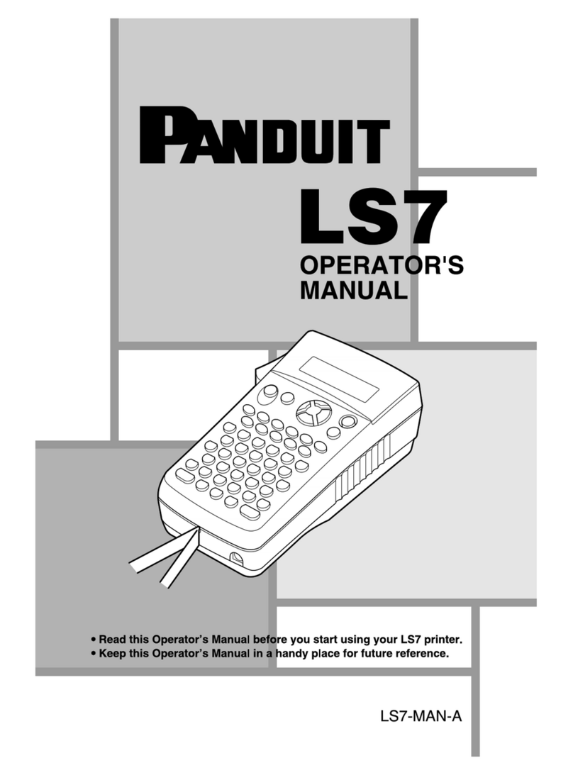 Panduit LS7 User manual