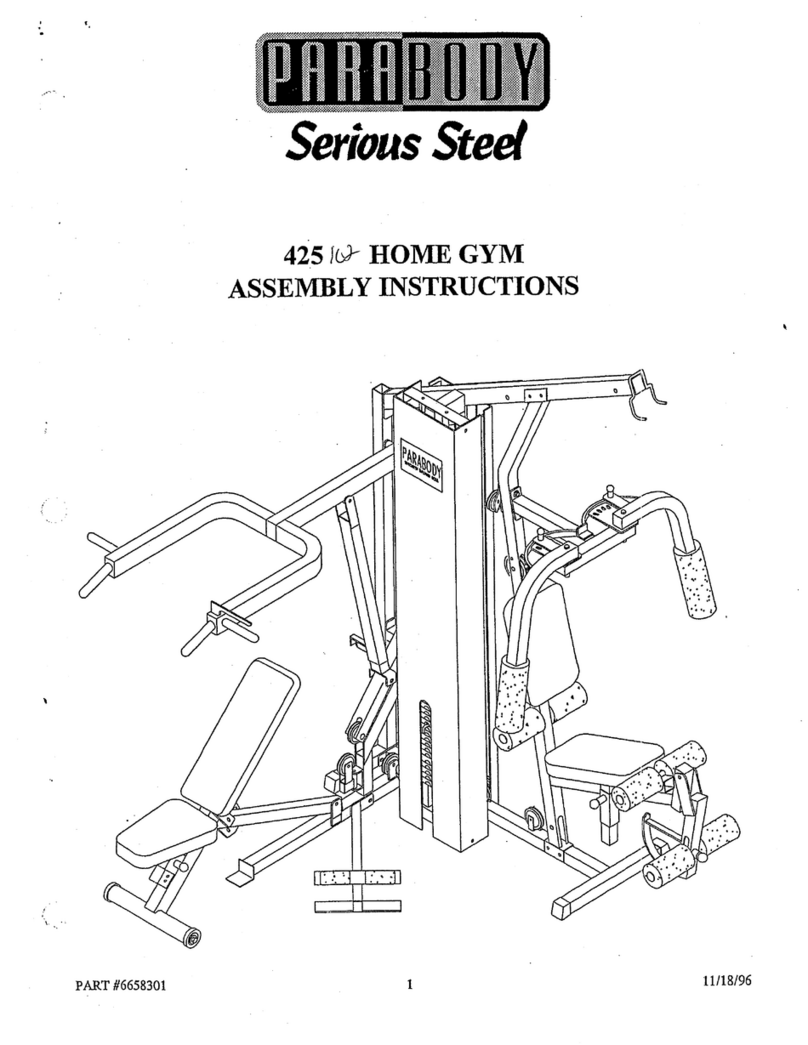 ParaBody 425 Assembly instructions