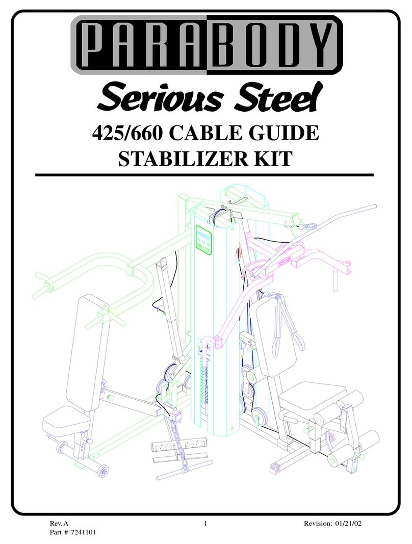ParaBody Serious Steel 425 User manual ParaBody Serious Steel 425 User manual