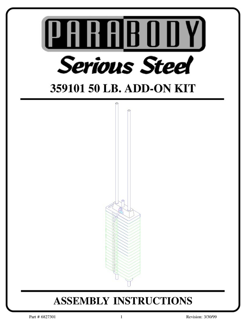 ParaBody 359101 Assembly instructions