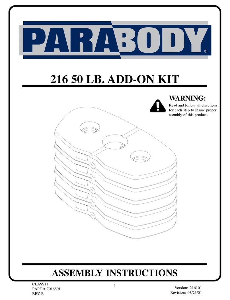 ParaBody 216 User manual
