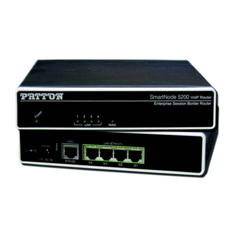 Patton electronics SmartNode 07MSN5200-QS User manual