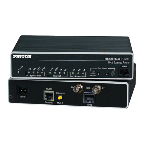 Patton electronics ACC-S02 User manual