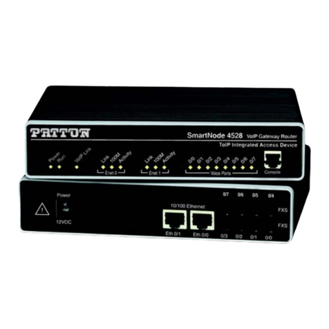 Patton electronics 4110 Series User manual