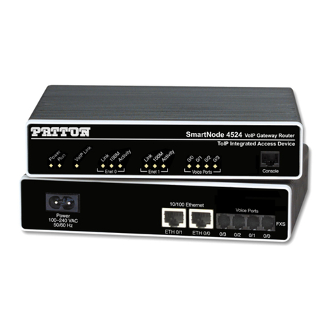 Patton electronics 4520 User manual