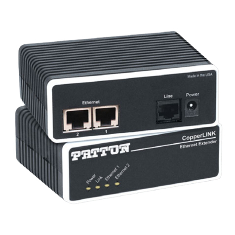 Patton electronics CopperLINK 2168B User manual