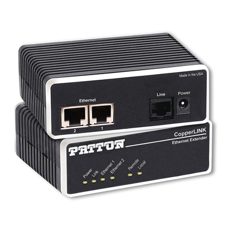 Patton electronics CopperLINK 2173 user manual