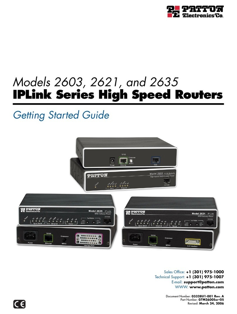 Patton electronics Patton IPLink 2635 User manual