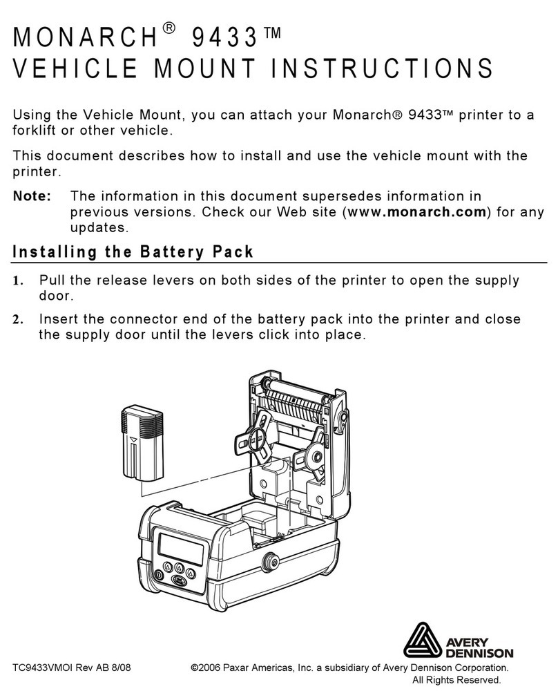 Avery Dennison Monarch 9433 instructions Avery Dennison Monarch 9433 instructions