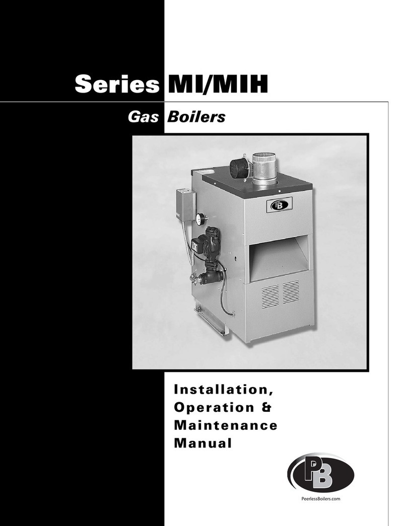 PeerlessBoilers MI Series Installation & maintenance manual PeerlessBoilers MI Series Installation & maintenance manual