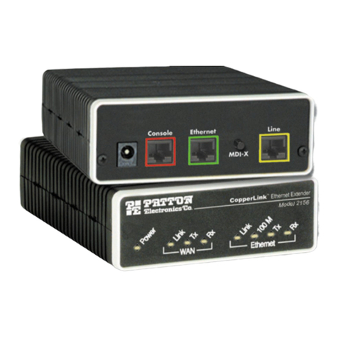 Patton electronics CopperLink  2156 User manual