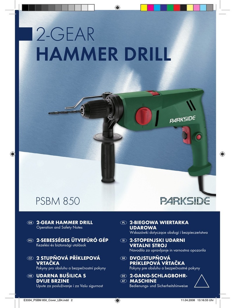Parkside PSBM 850 User manual