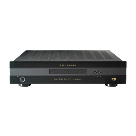 Parasound NewClassic Model 2125 User manual