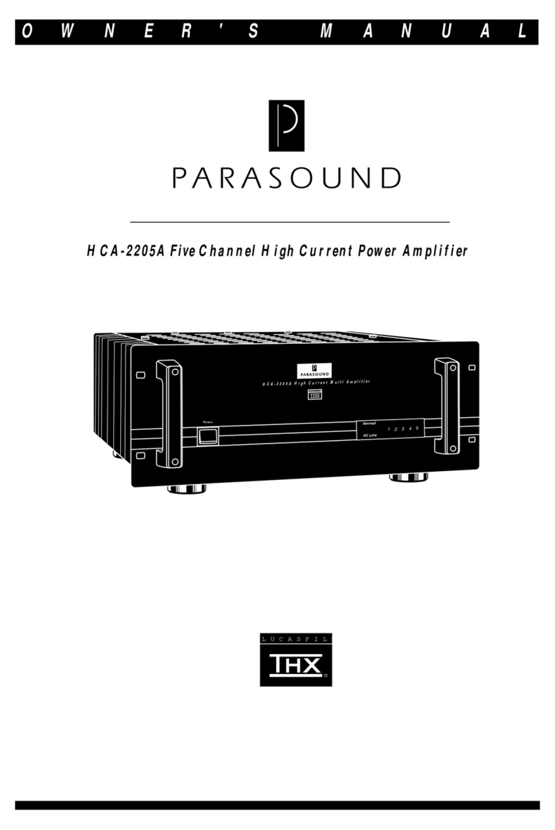 Parasound HCA-2205A User manual