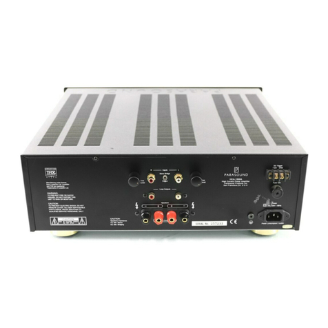 Parasound HCA-1500A User manual