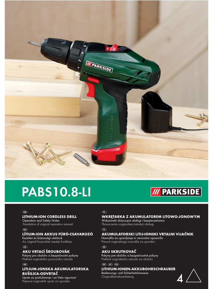 Parkside PABS10.8-LI Operation manual