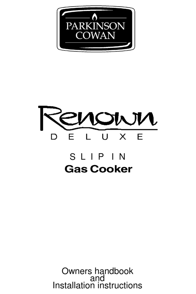 Parkinson Cowan SLIPIN Installation and owner's instructions
