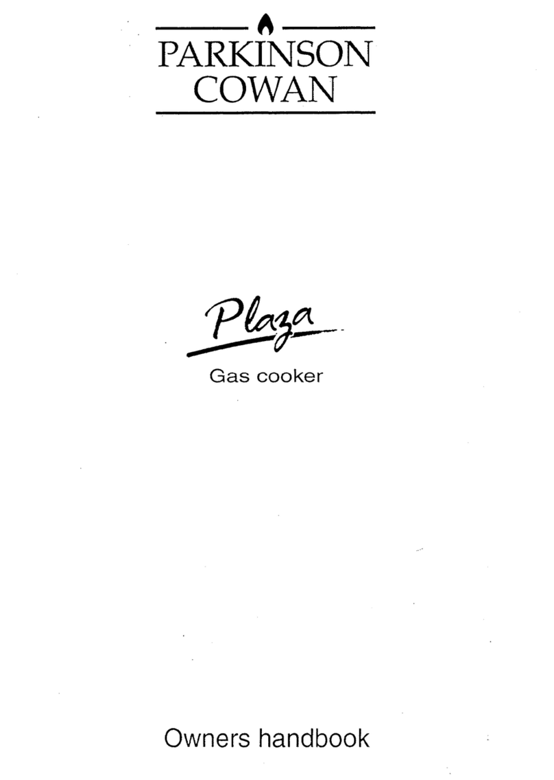 Parkinson Cowan Plaza U04260 Owner's handbook