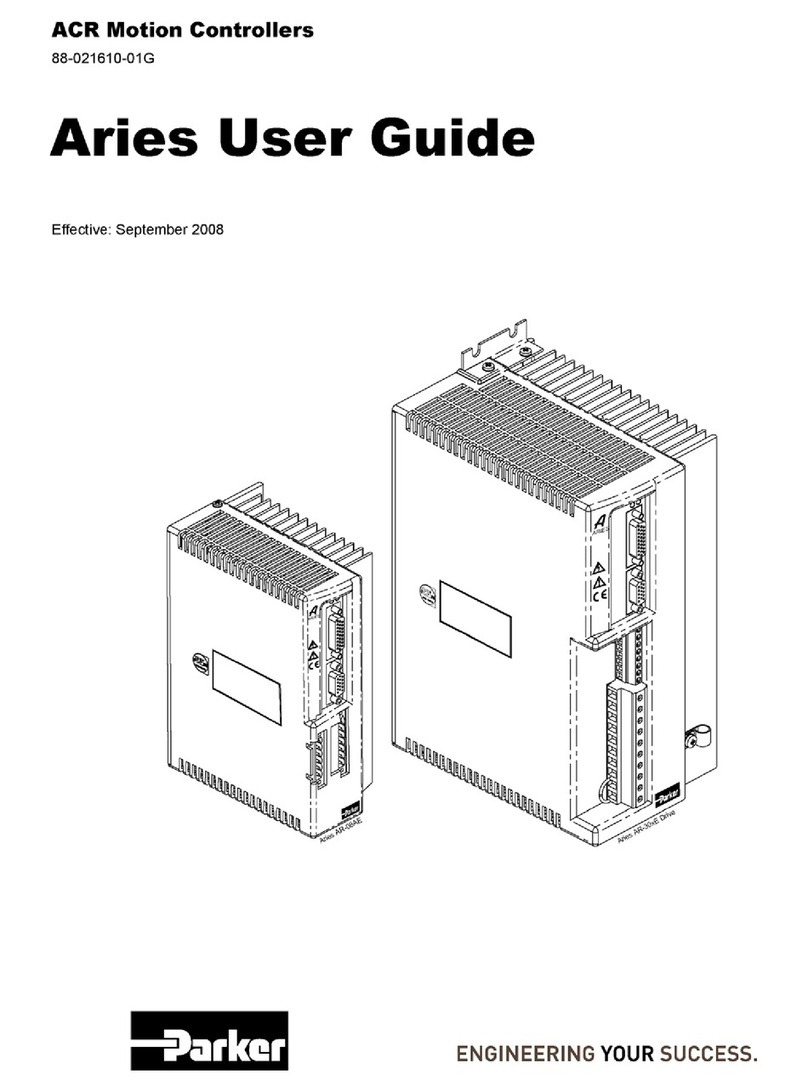 Parker 88-021610-01G user guide