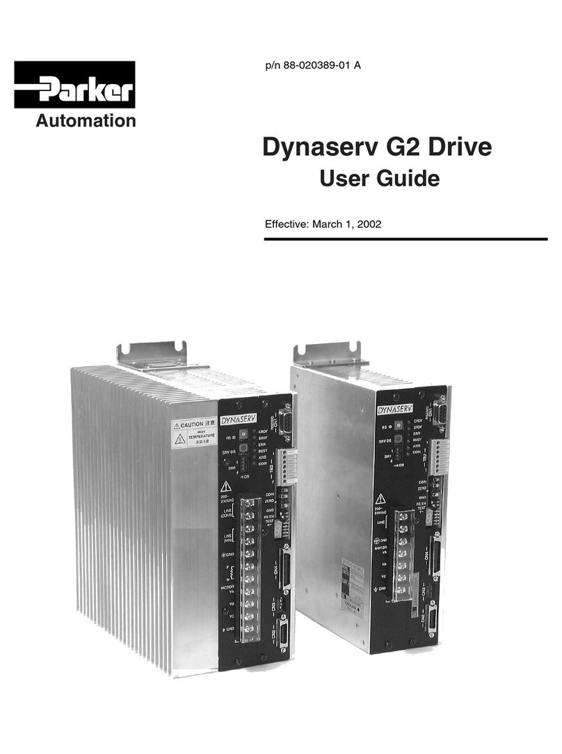 Parker Dynaserv G2 user guide