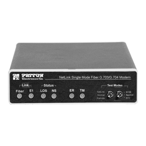 Patton electronics 1193 User manual