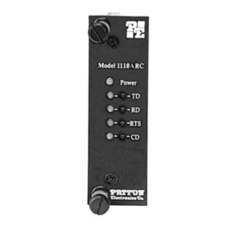 Patton electronics 1110ARC User manual