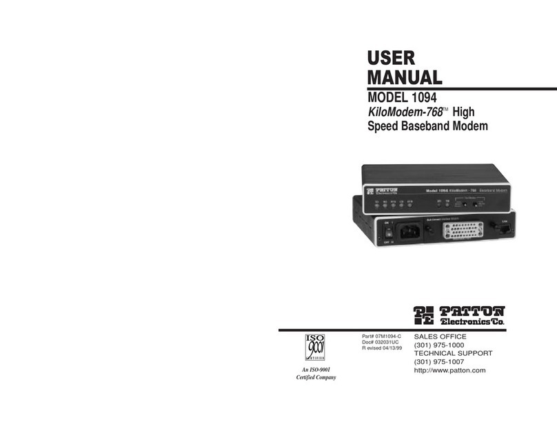 Patton electronics 1094 user manual