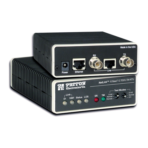 Patton electronics NetLink 2701/C User manual