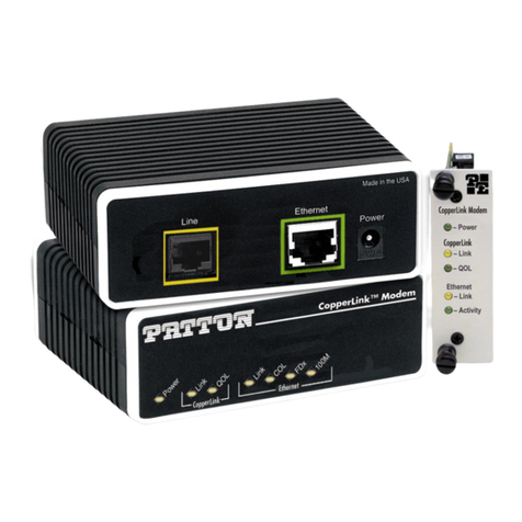 Patton electronics CopperLink 2168 user manual