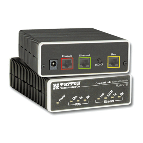 Patton electronics 2156 user manual