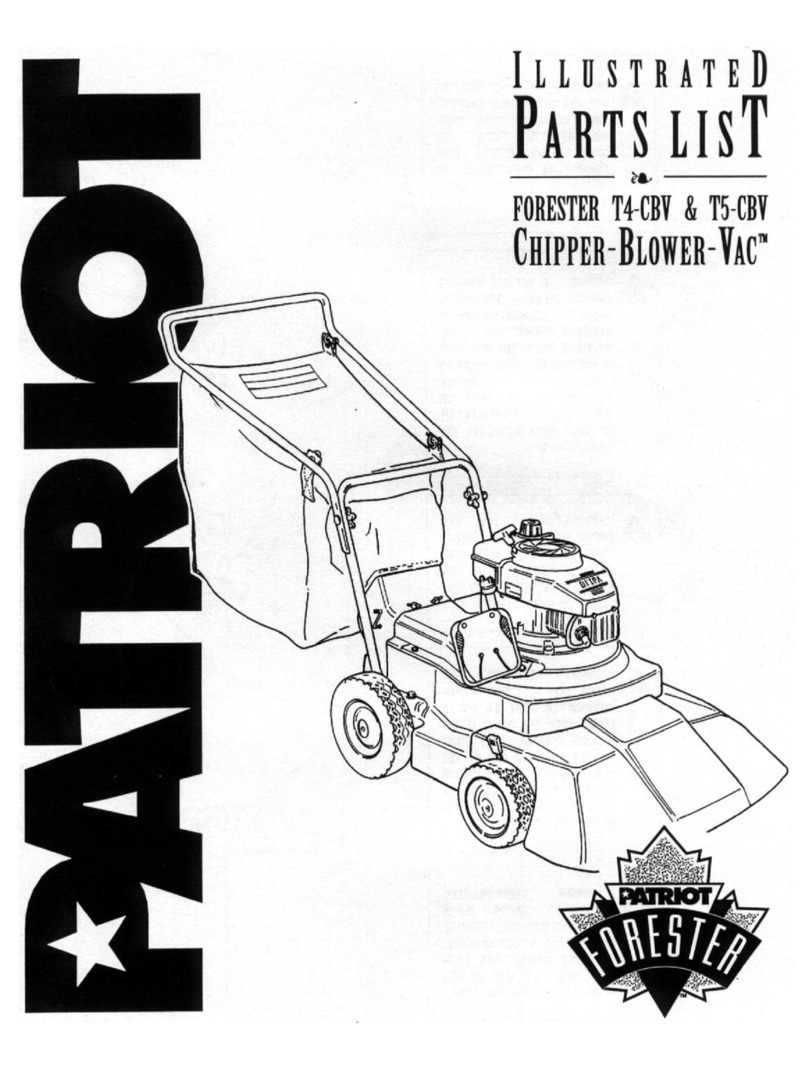 Patriot Forester T5-CBV Illustrated parts list